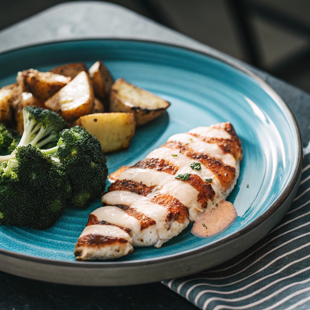 Chipotle Ranch Chicken w/ Rosemary Potatoes & Broccoli